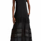 Elan - Spag Strap Crochet Maxi Dress