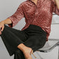 Umgee - Burnout Animal Velvet Top