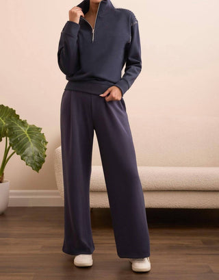 Tribal - Women's Zip Funnel Neck Top