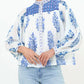 Oliphant - Mandarin Pintuck Blouse
