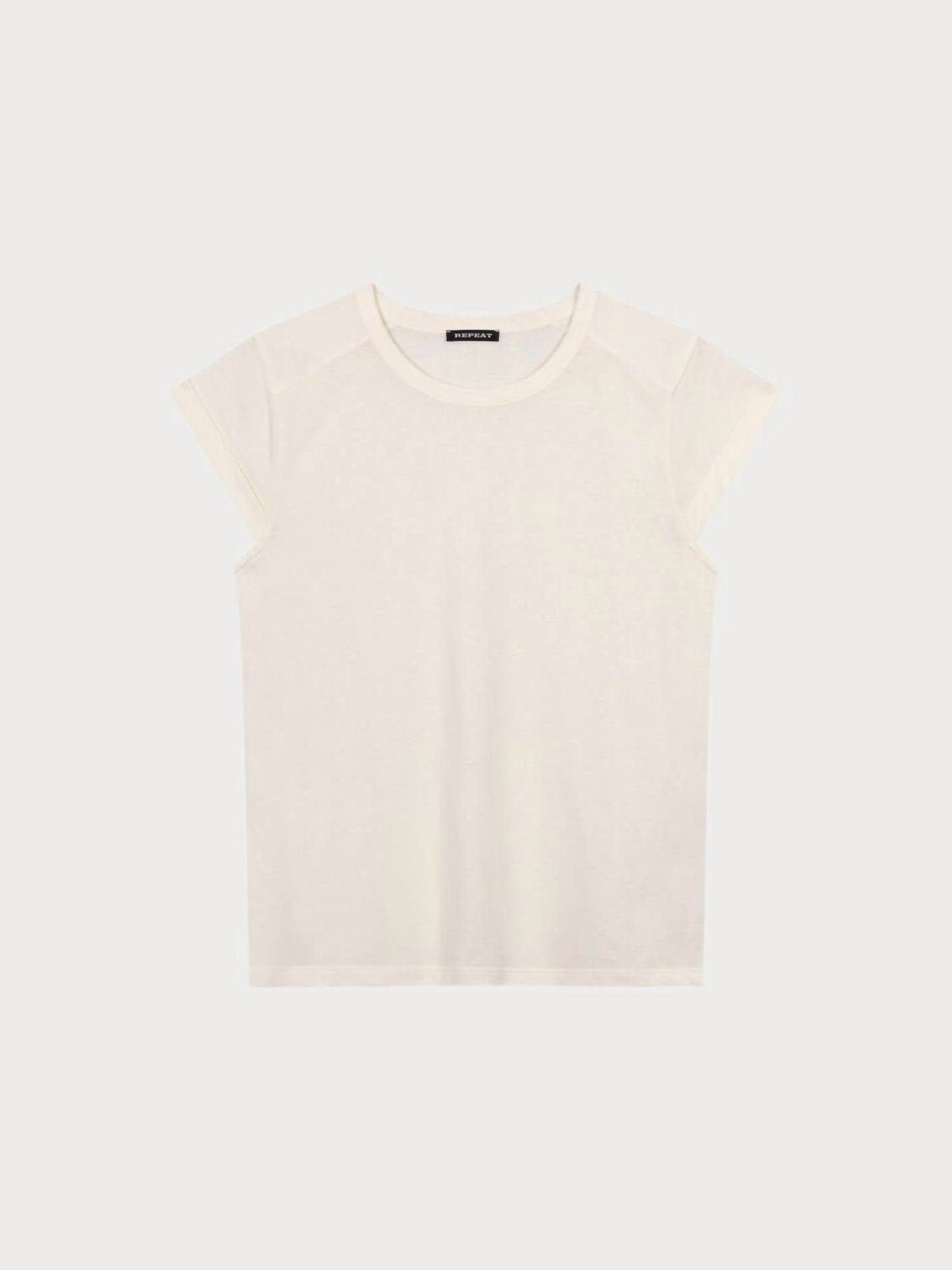 Repeat Cashmere - Lyocell-cotton Blend Cap Sleeve Tee