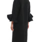 Valentino - Frill Sleeves Compact Drap Coat