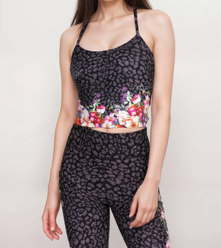 Johnny Was - Sutiã esportivo Rosey Rain Bee Active Cami