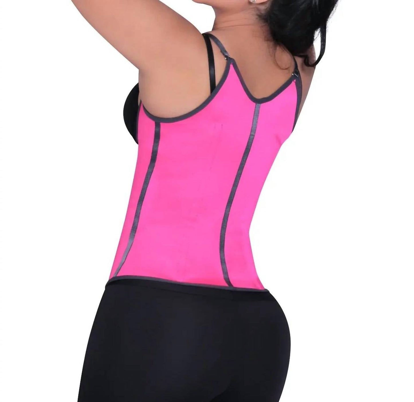 Siluets - Latex Waist Trainer With Straps