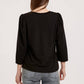 Another Love - Zada V-neck Gathered Sleeve Tee