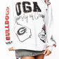 Queen Of Sparkles - Licensed Uga Big Icons Scattered All Over Sweatshirt