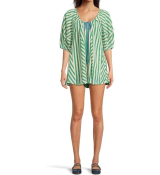 Free People - Macacão listrado Bop around