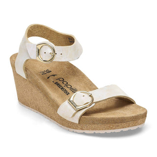 Birkenstock - Women's Soley Ring-buckle Leather Wedge Sandal - Narrow
