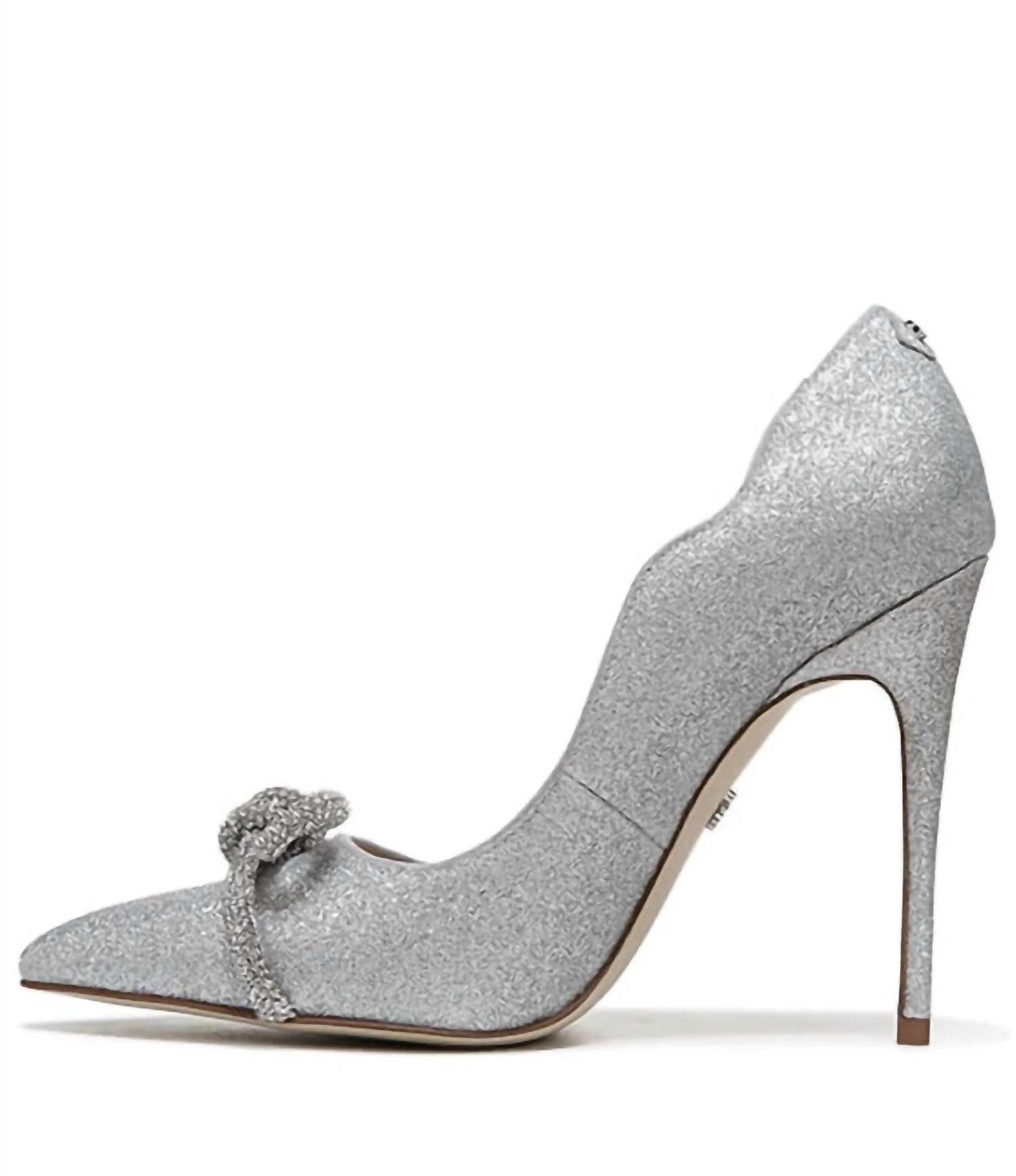 Sam Edelman - Women's Deela Glitter Bow Pointed Toe Stiletto Heel