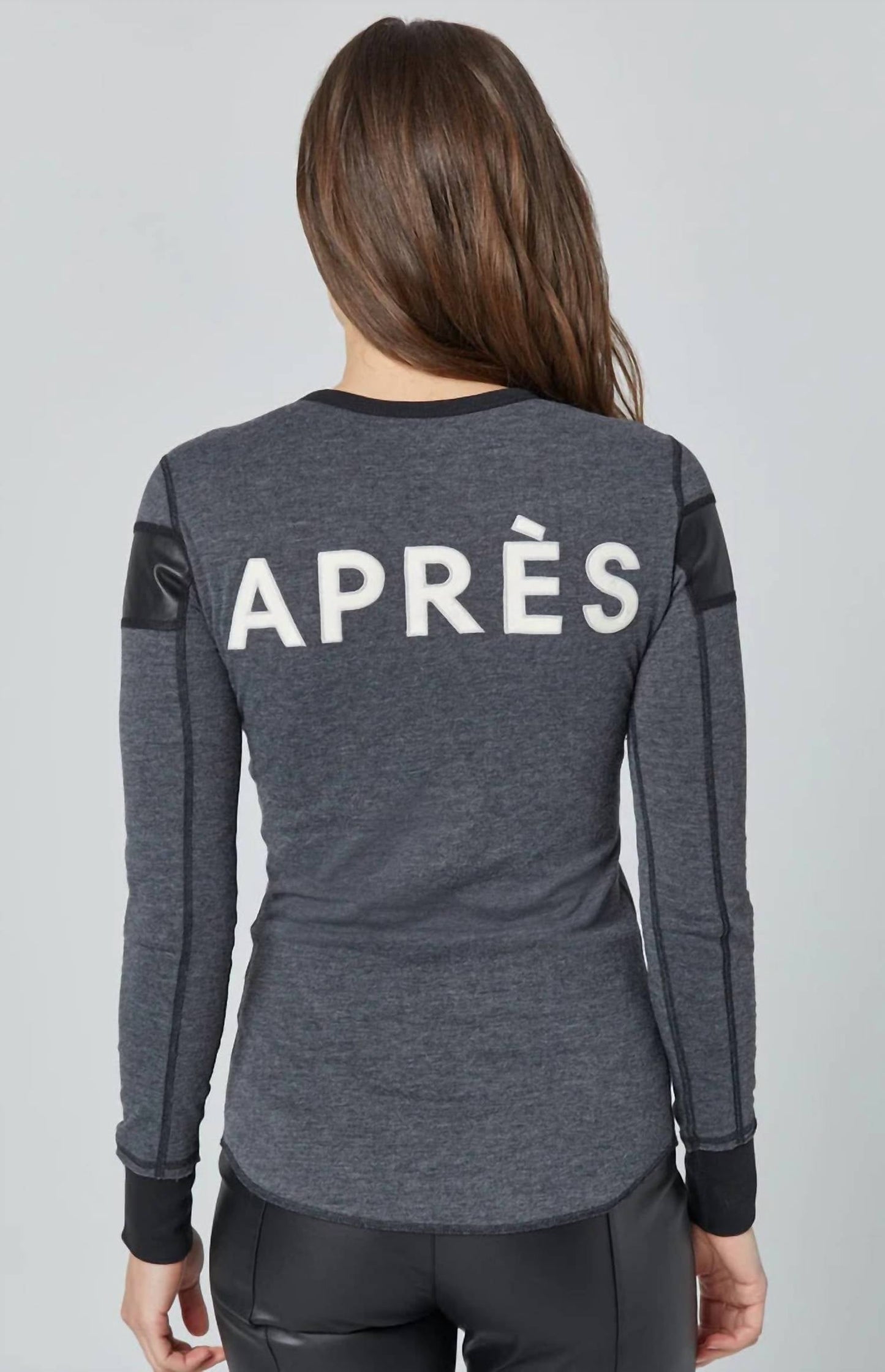 Alp N Rock - Après Crew With Vegan Leather Top