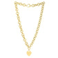 14k Yellow Gold Rolo Link Necklace (11.40 mm)