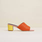 Charlotte Stone - Women's Lenu Woven Block Heel Mule Sandal