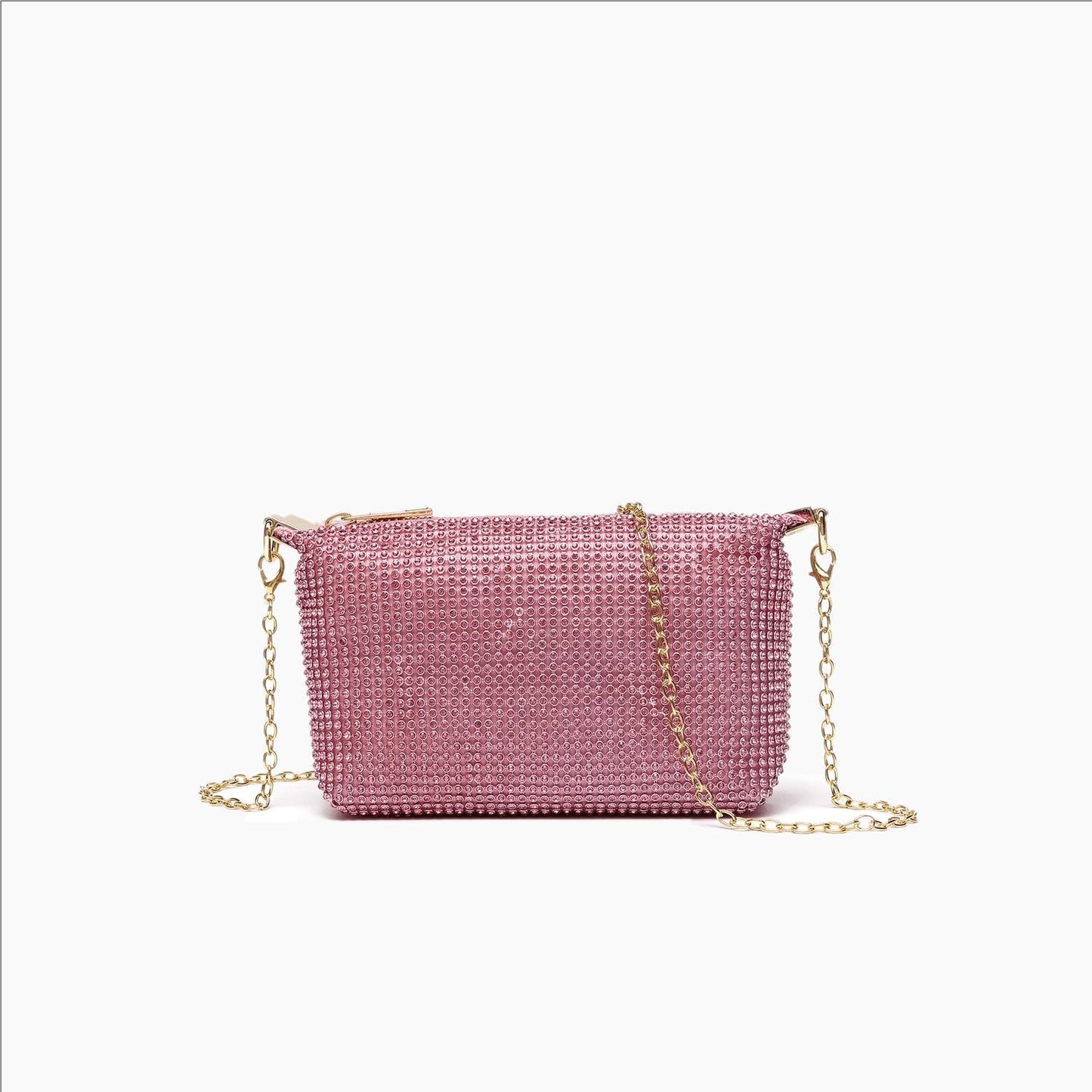 Like Dreams - Women's Remy Rhinestone Evening Clutch Bag