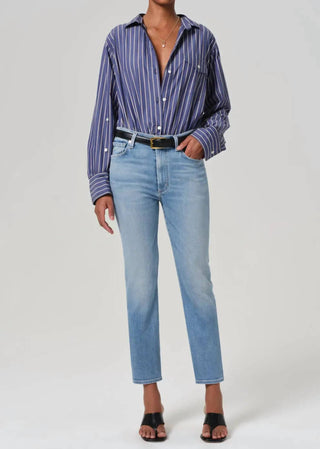 Citizens Of Humanity - Calça Jeans Alta e Reta