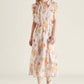 Steve Madden - Allegra V-neck Ruffle Sleeve Dress