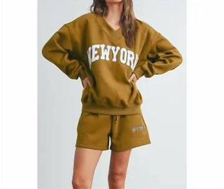 Buttermelon - New York V-neck Sweatshirt