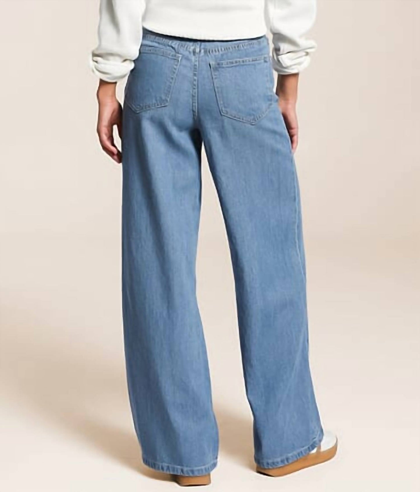 Z Supply - Mia Loose Wide Leg Denim Pants