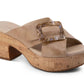 Chocolat Blu - Women's Grita Cross Strap Cork Heel Sandal