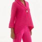 Joseph Ribkoff - Collared Textured Trapeze Jacket