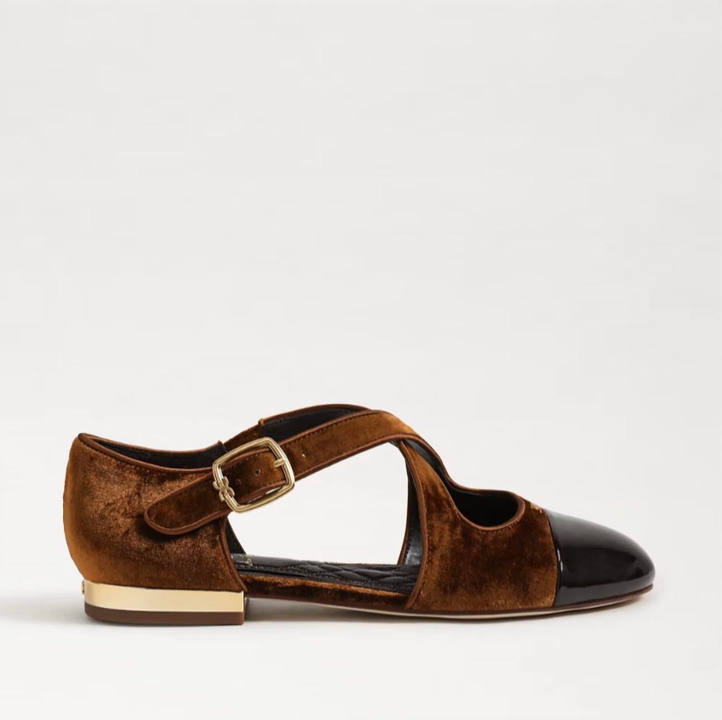 Sam Edelman - Women's Roxie Rounded Toe Mary Jane Ballet Flats