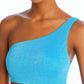 Aqua - Cutout One Shoulder One Piece Swimsuit