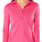 Golftini - Long Sleeve Ruffle Polo Shirt