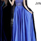 Jovani - One Shoulder Illusion Top Dress
