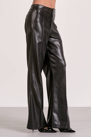 Elan - Jolene Faux Leather Pant