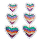 Allie Beads - Women's Pave Triple Hearts