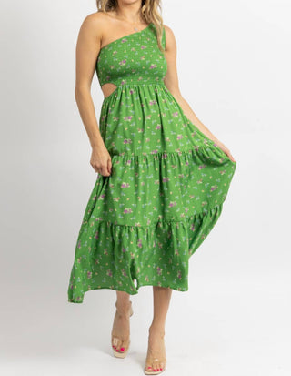 Sundayup - VESTIDO MIDI DE UM OMBRO E CAVADO