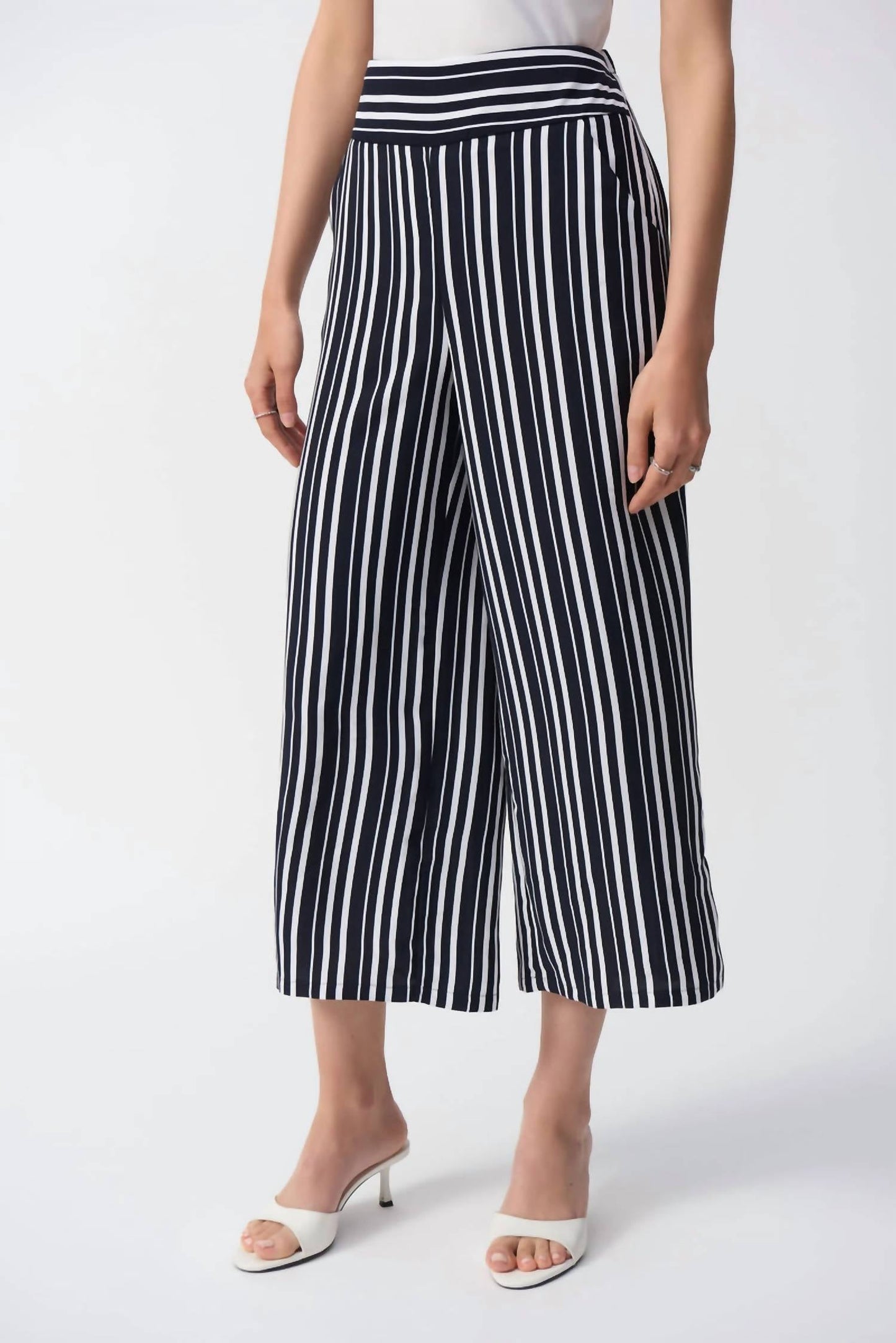 Joseph Ribkoff - Stripe Print Culotte Pant