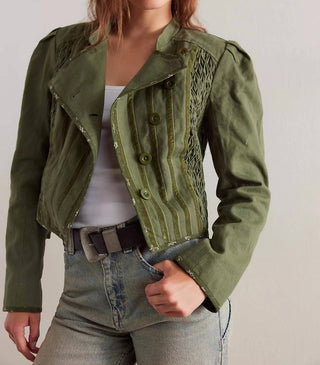 Free People - Jaqueta Orly Cord Heritage