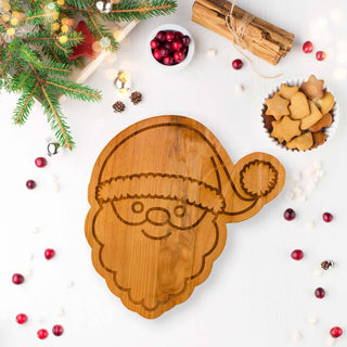 Creative Gifts International - Quadro de madeira do Papai Noel - 15" x 14"