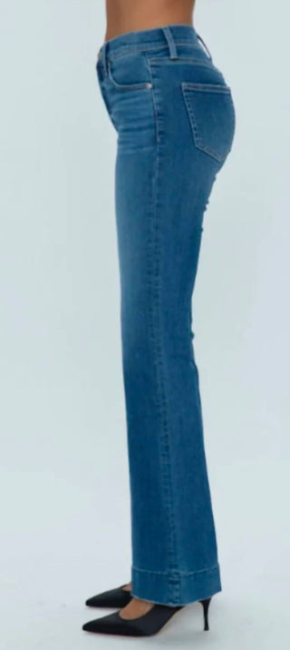 Pistola - Calça jeans flare KINSLEY de cintura média