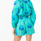 Bindu - Carlie Stripes And Tulip Print Shorts