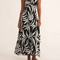 Z Supply - Elodi Palm Floral Midi Dress