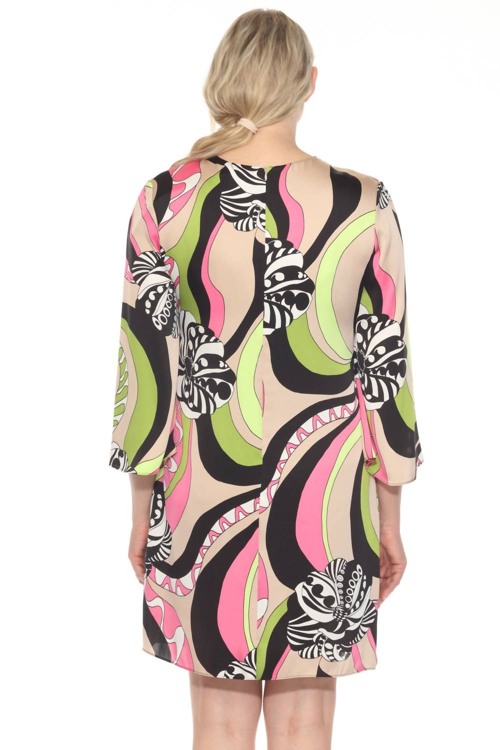 Joseph Ribkoff - Retro Satin Mini Shift Dress