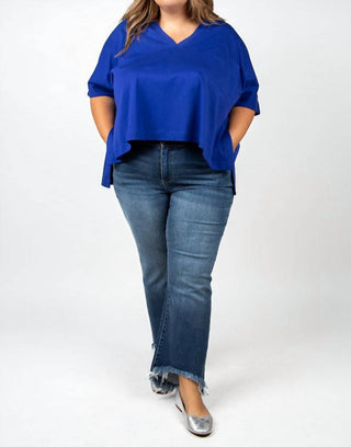 Psophia - Camiseta Dolman com um bolso