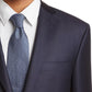 Terno Canali Siena Sharkskin Classic Fit Masculino Azul Tamanho 58-R