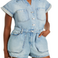 Macacão jeans Blanknyc azul