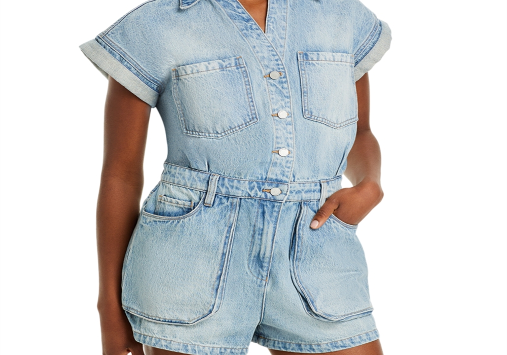 Macacão jeans Blanknyc azul