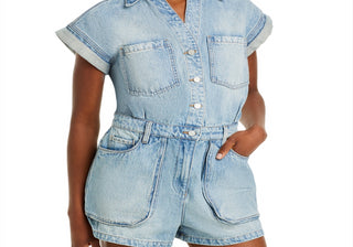 Macacão jeans Blanknyc azul