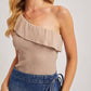 Bluivy - Gemma Ruffled One Shoulder Top