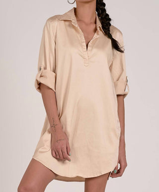 Elan - Vestido Camisa Stone