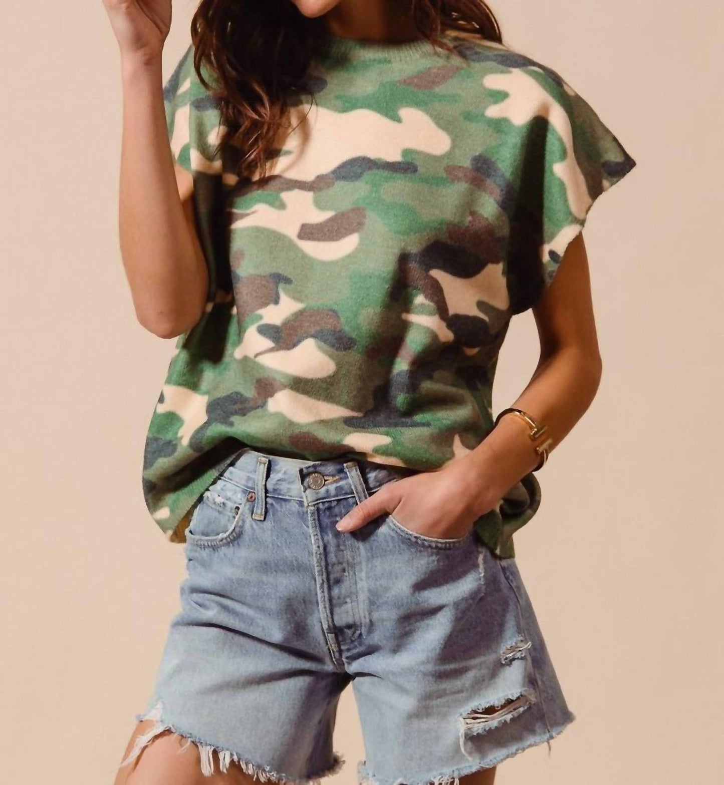 Ee:Some - Dolman Soft Sweater Top