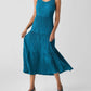 Eileen Fisher - Crushed Silk Tiered Dress
