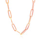 14K Rose Gold Wide Paperclip Chain (6.1mm)