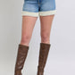 Judy Blue - High Waisted Tummy Control Shearling Cuff Shorts