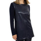Joseph Ribkoff - FAUX LEATHER TUNIC