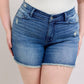 Judy Blue - High Waist V Front W/ Shield Pockets Denim Short